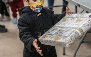 Christmas toy giveaway program