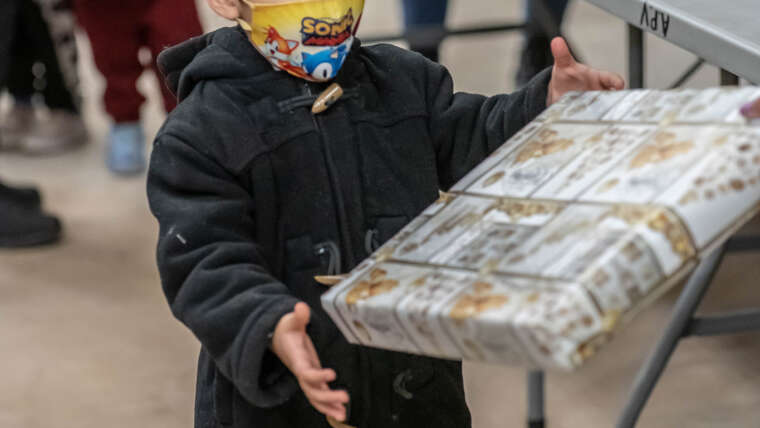 Christmas toy giveaway program